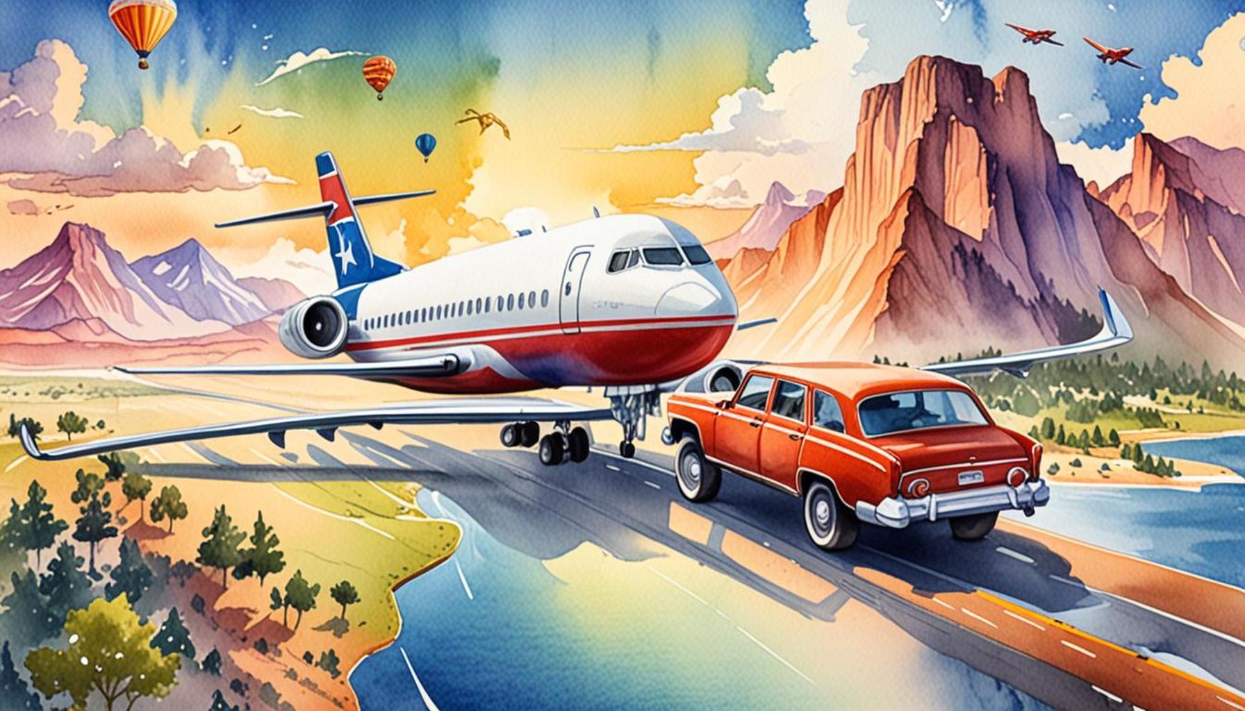 How Air and Ground Transportation Influences the Traveler’s Experience on American Itineraries